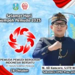 Semangat Sumpah Pemuda 2025: Sekretaris DPRD Jatim M. Ali Kuncoro Ajak Pemuda Jadi Lokomotif Kemajuan Bangsa Semangat Sumpah Pemuda 2025: Sekretaris DPRD Jatim M. Ali Kuncoro Ajak Pemuda Jadi Lokomotif Kemajuan Bangsa