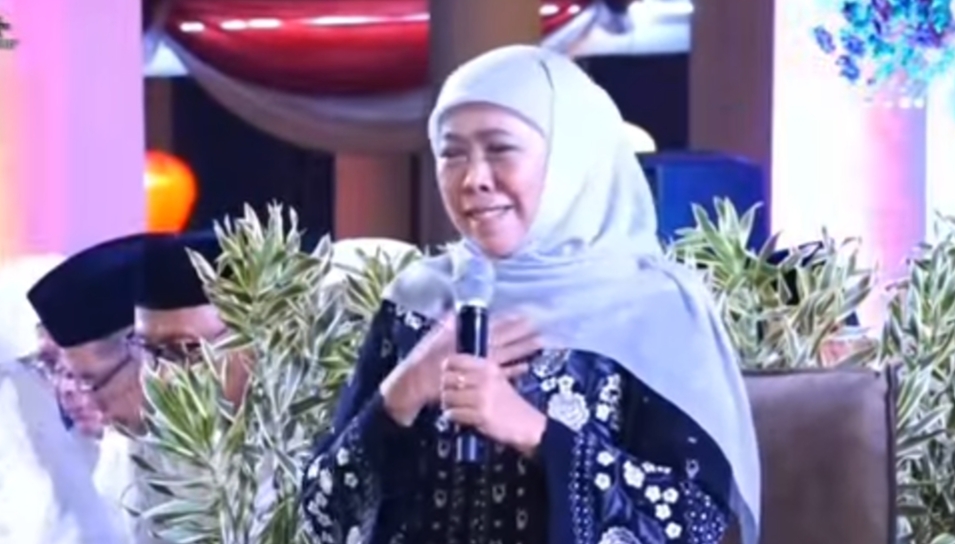 Jawa Timur Bersholawat, Gubernur Khofifah Ajak Santri dan Masyarakat Terus Jaga Spirit Kemerdekaan