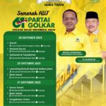 Semarak HUT ke-61 Partai Golkar Jawa Timur, Wujudkan Golkar Solid Indonesia Maju